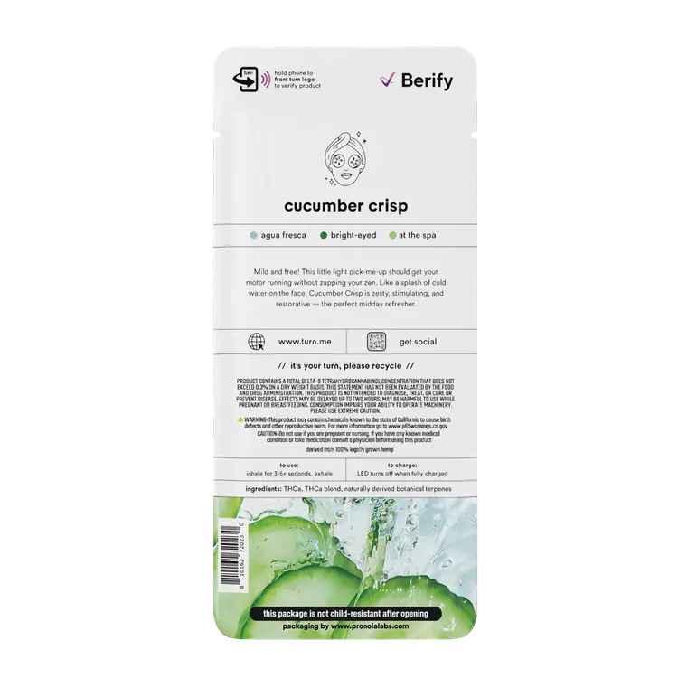 cucumber crisp // 2.0g // thca
