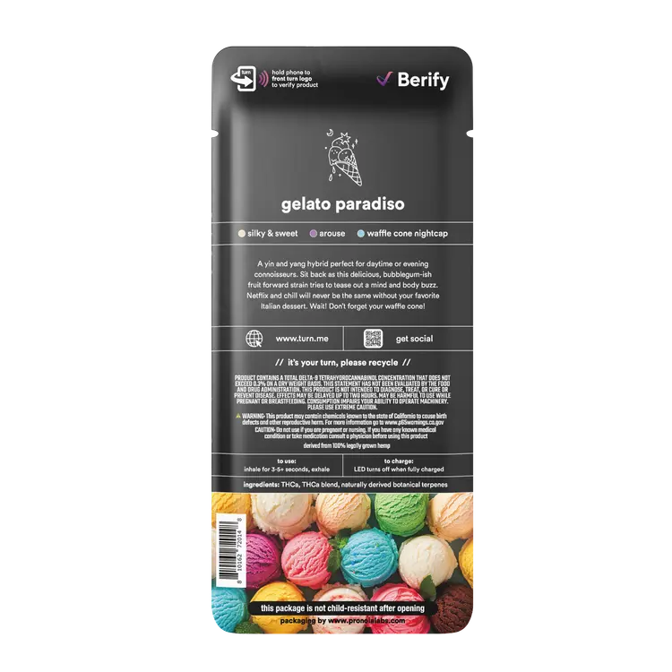 gelato paradiso // 2.0g // thca