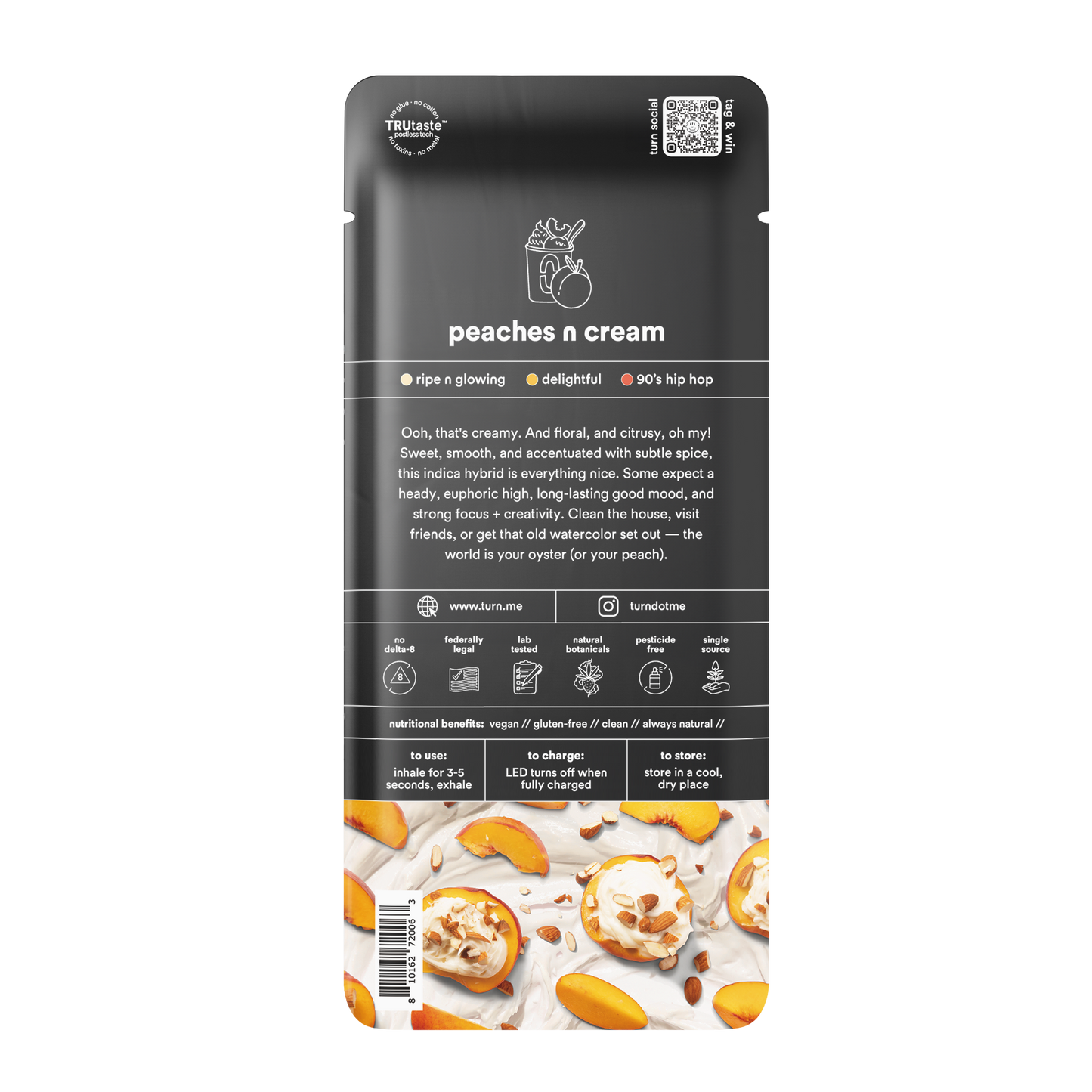 peaches n cream // 2.0g // thca