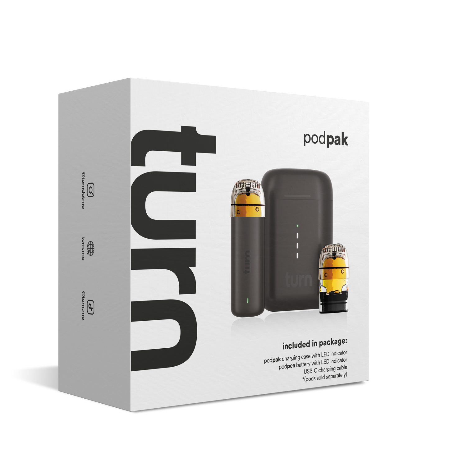 turn podpak // black