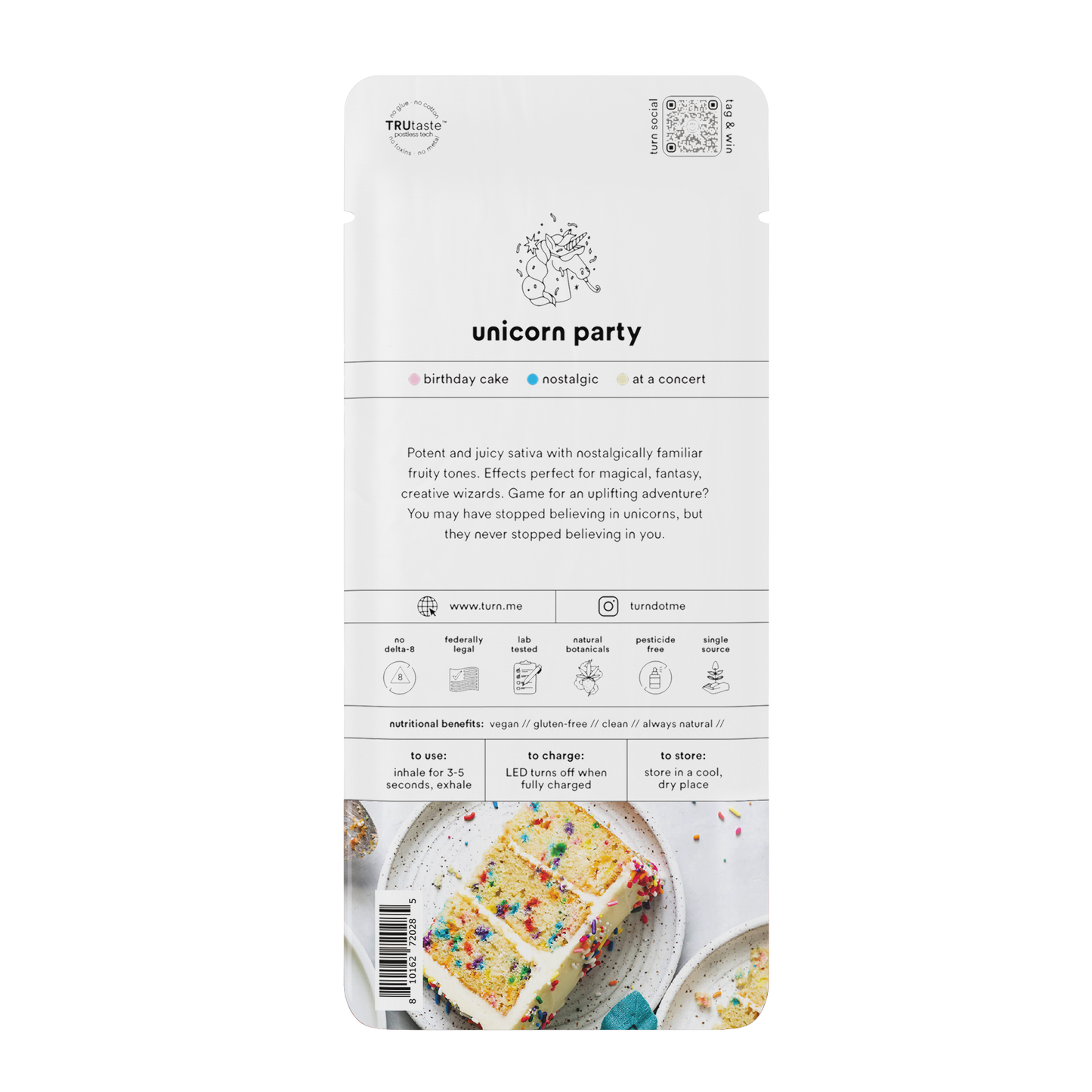 unicorn party // 2.0g // thca