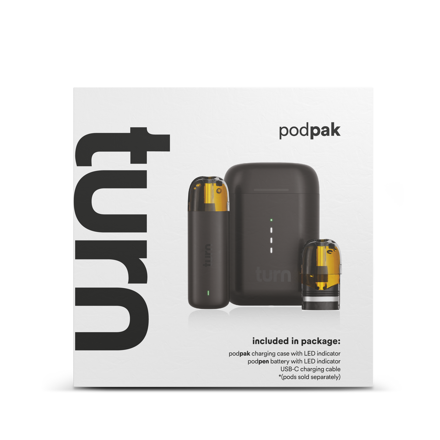 turn podpak // black