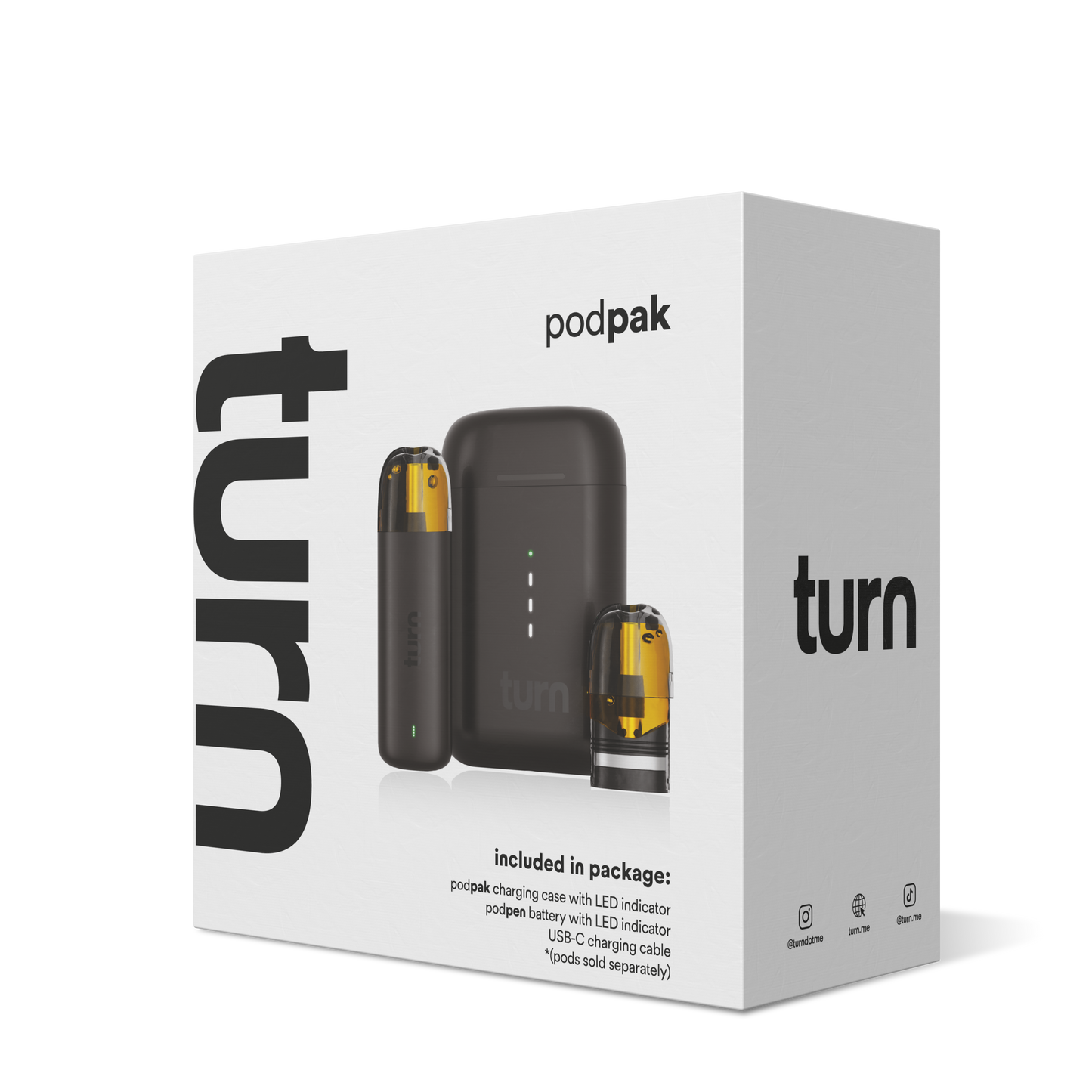 turn podpak // black