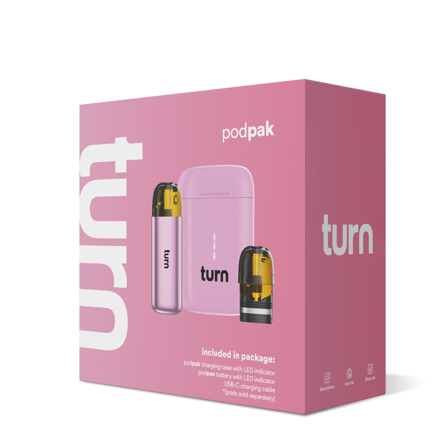 turn podpak // pink
