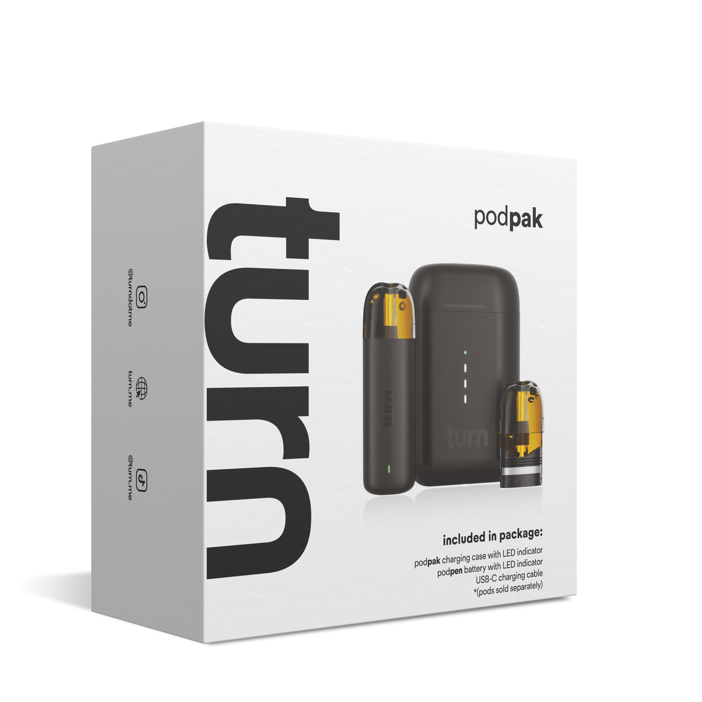 turn podpak // black