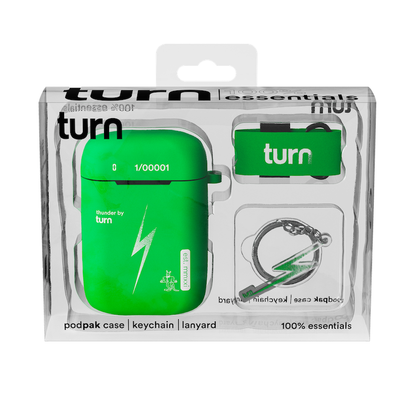 100% essentials kit // "thunder" podpak silicone case