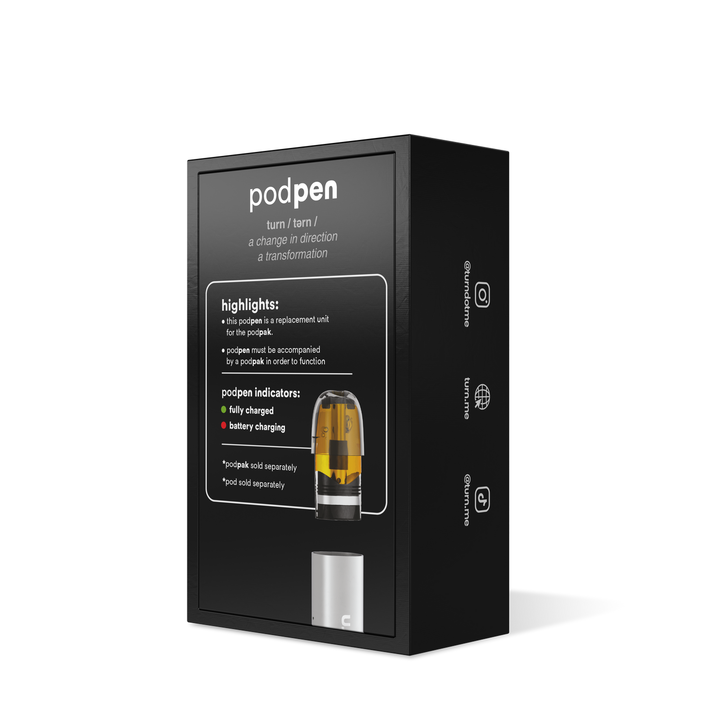 replacement podpen // battery // white