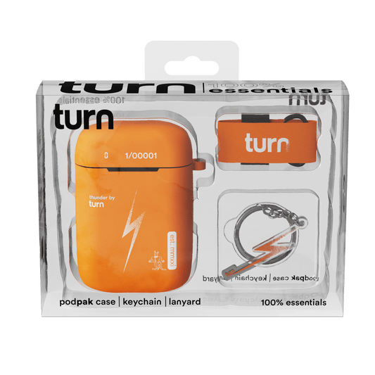 100% essentials kit // "thunder" podpak silicone case