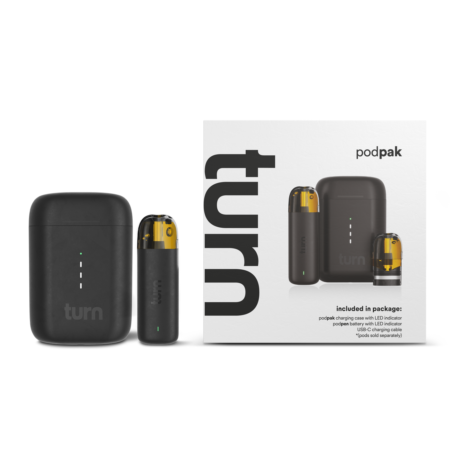 turn podpak // black