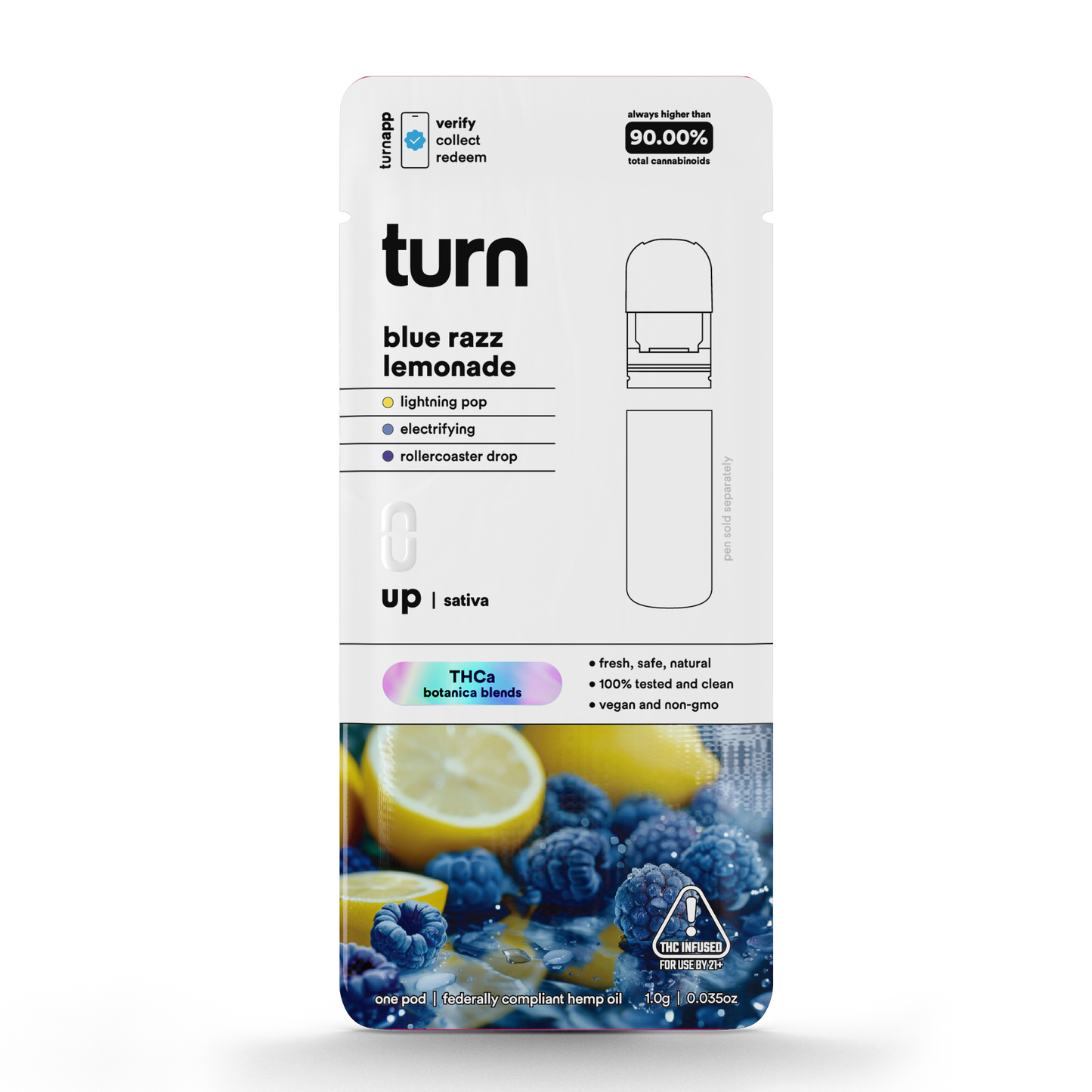 blue razz lemonade // thca