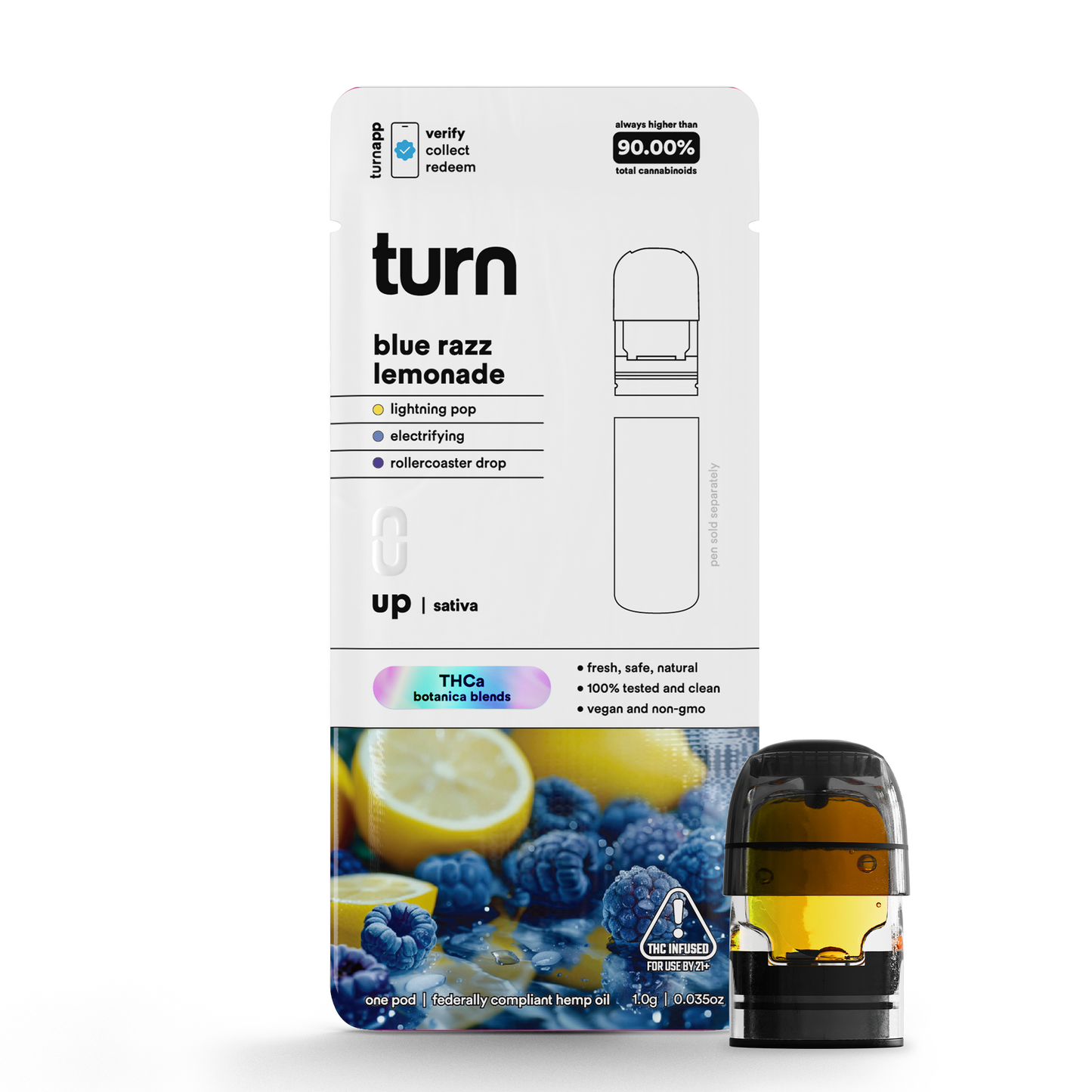 blue razz lemonade // thca