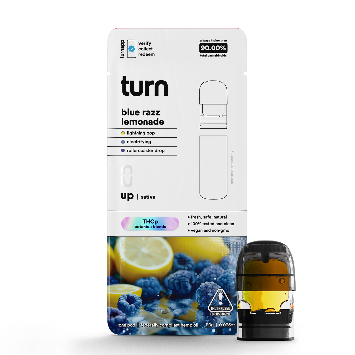 blue razz lemonade // thcp