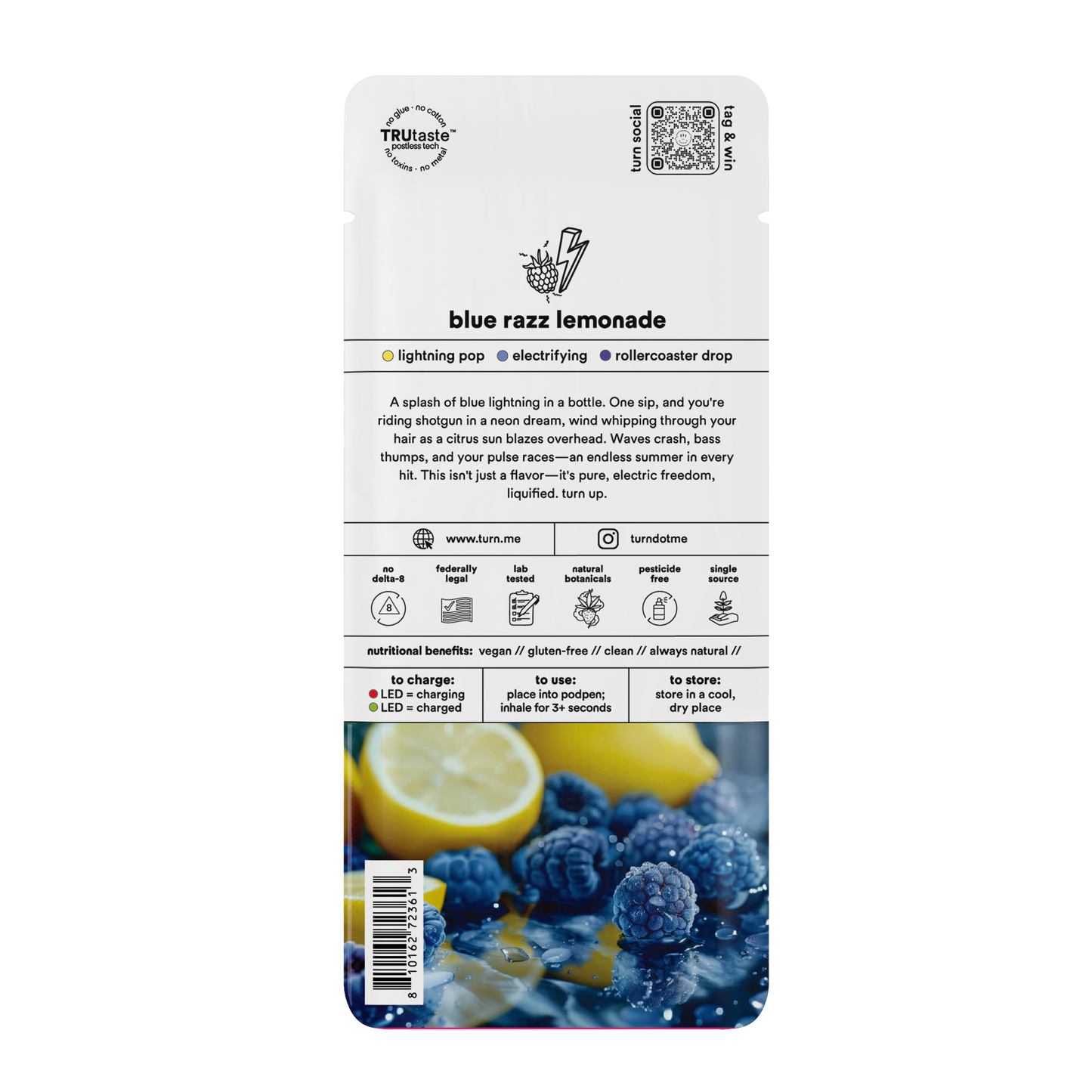 blue razz lemonade // thcp