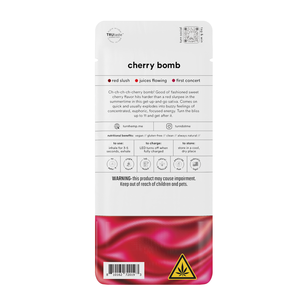 cherry bomb // 2.0g // thca