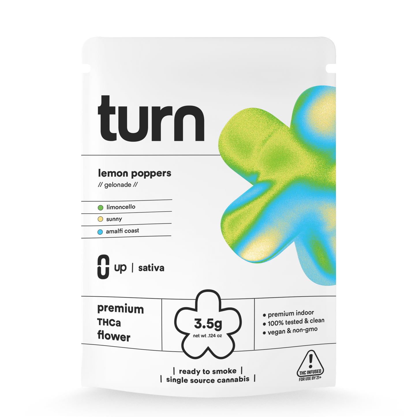 lemon poppers // 3.5g // THCa flower