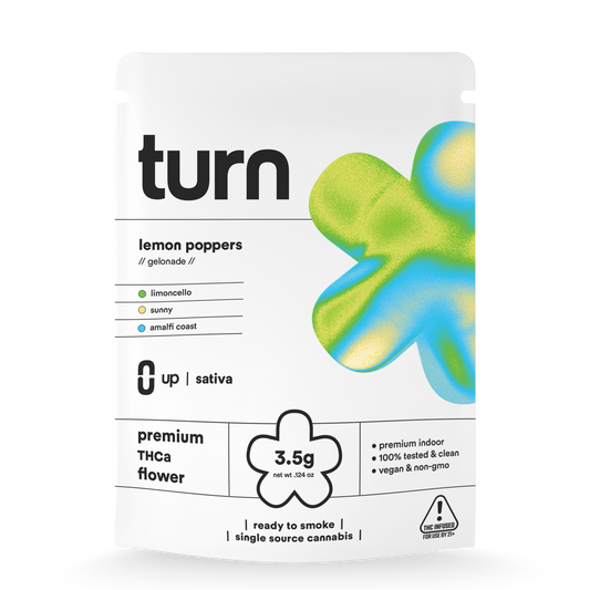 lemon poppers // 3.5g // THCa flower