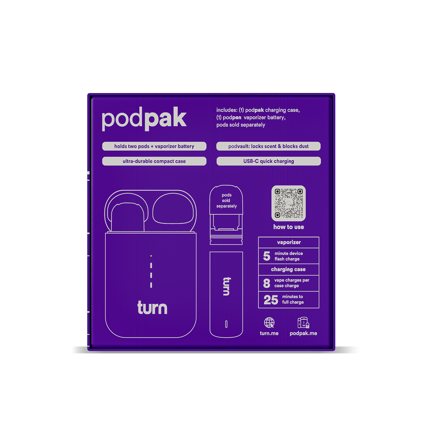 turn podpak // atomic purple