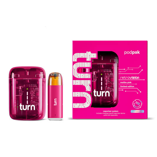 retrovision turn podpak // malibu pink