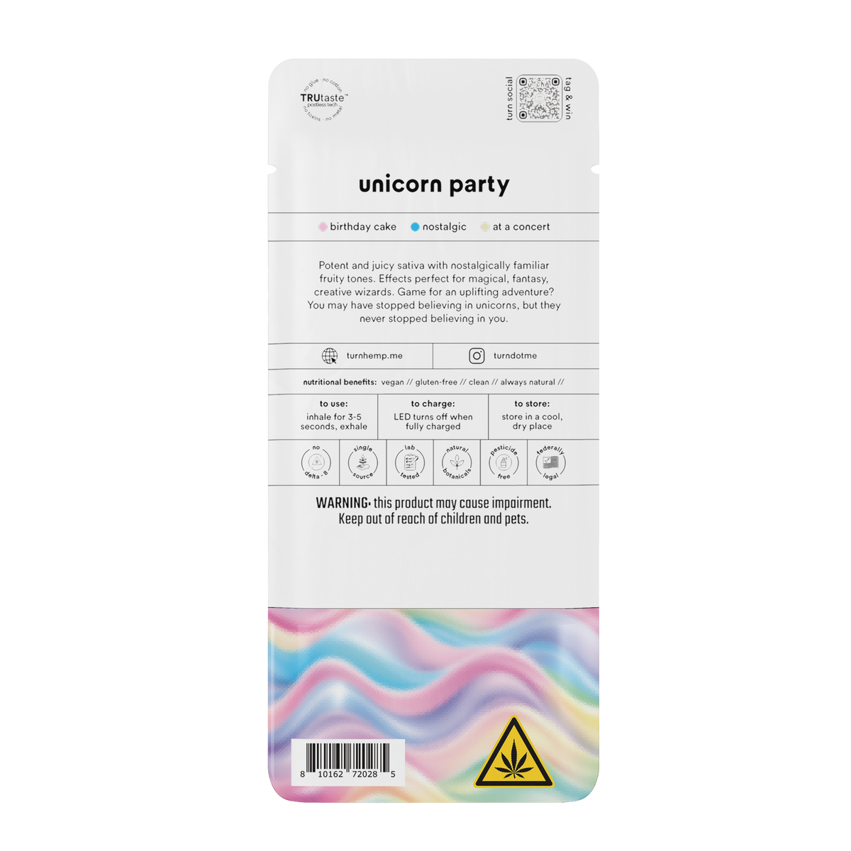 unicorn party // 2.0g // thca